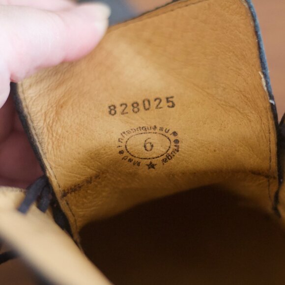 Unisex John Fluevog Swordfish Surrealist Pizza Leather Lace Up Boots - Picture 6 of 6